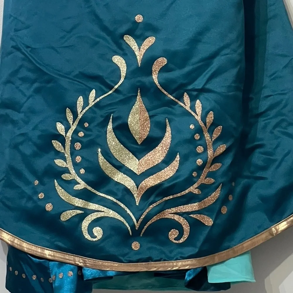 Disney Frozen 2 Anna Costume size 4 toddler/girls new with tags. Dress and cape - Picture 7 of 8